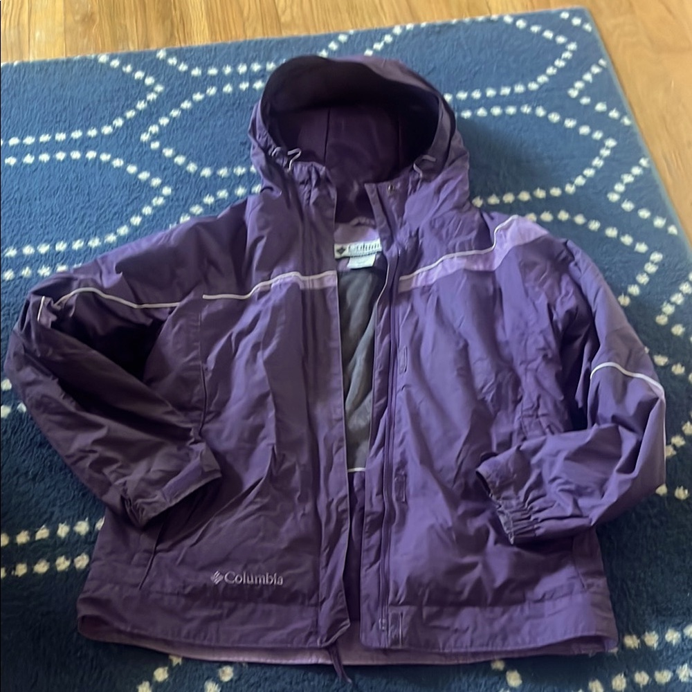 Columbia Purple Hooded Jacket
